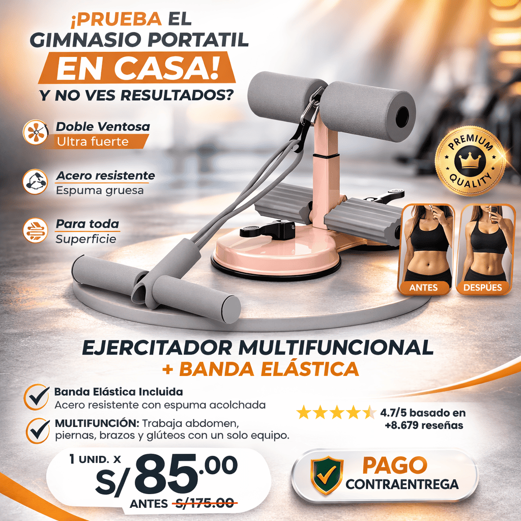 EJERCITADOR ABDOMINAL EN CASA