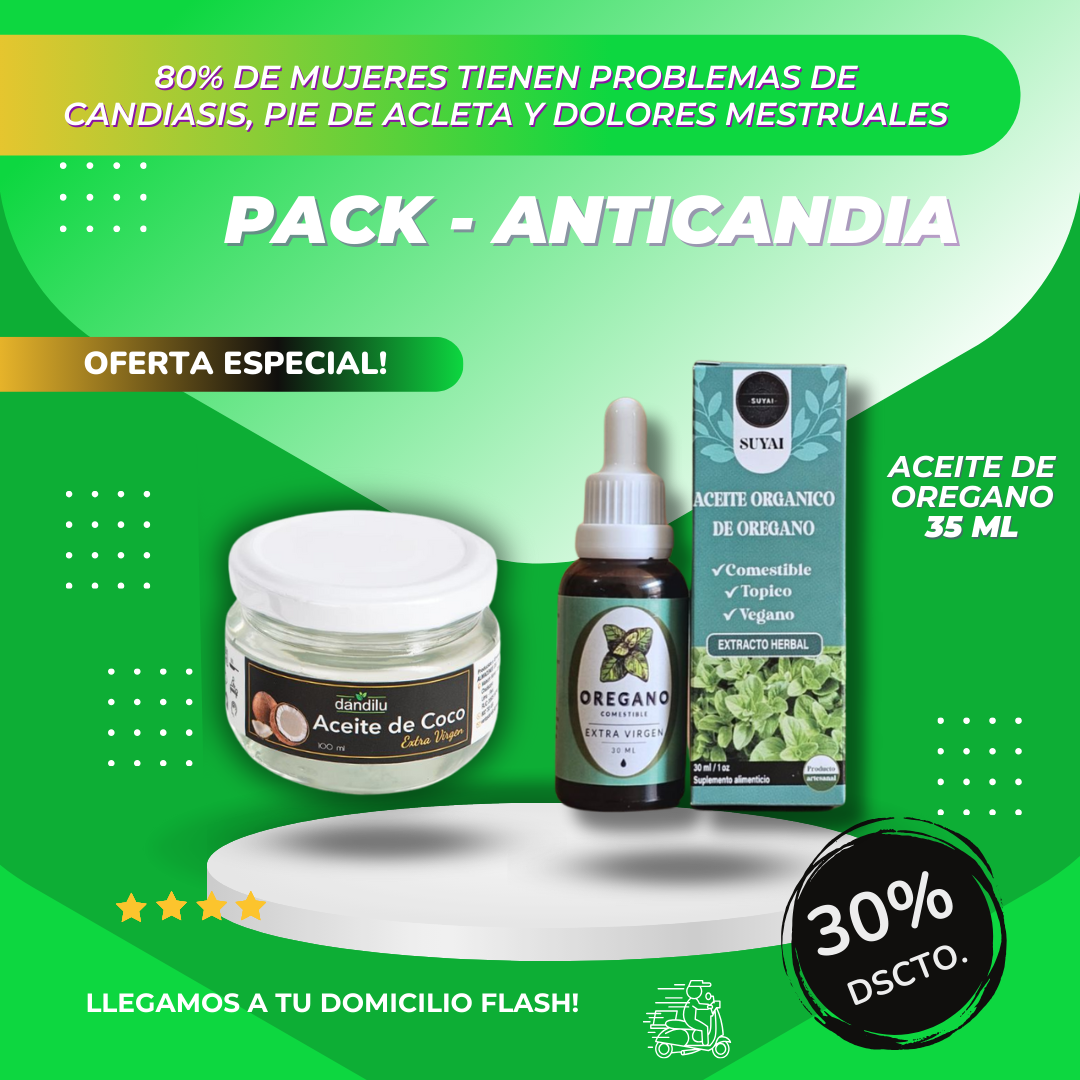 PACK ANTI -  HONGO CANDIDA